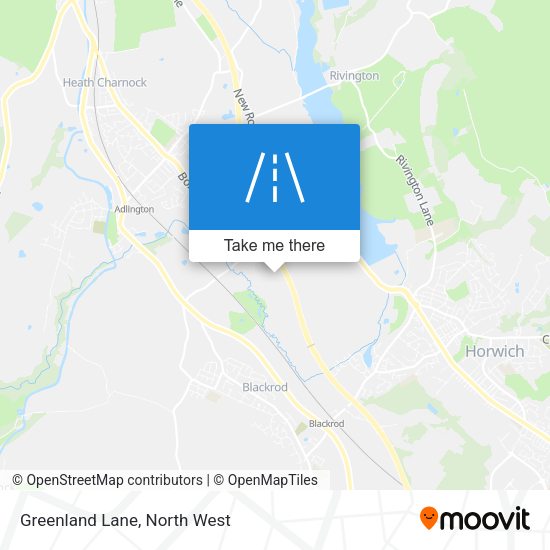 Greenland Lane map