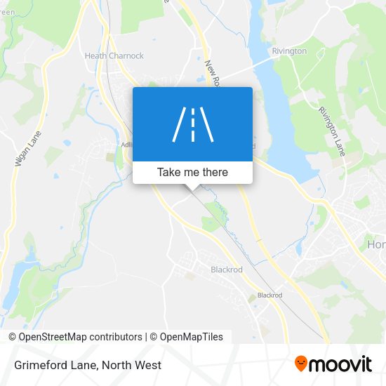 Grimeford Lane map