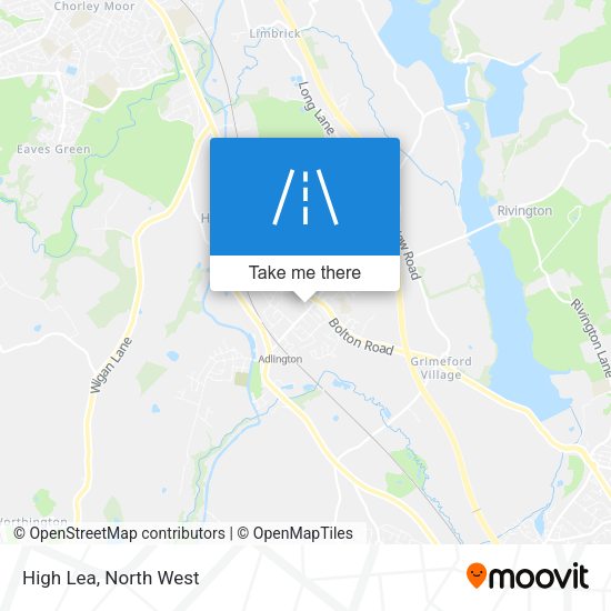 High Lea map
