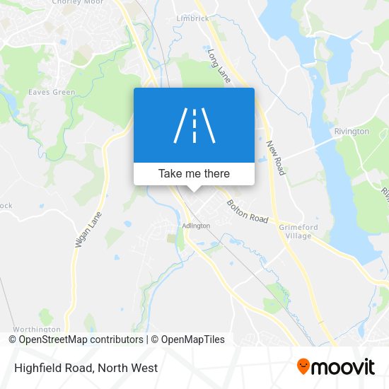 Highfield Road map
