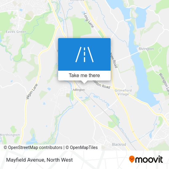 Mayfield Avenue map