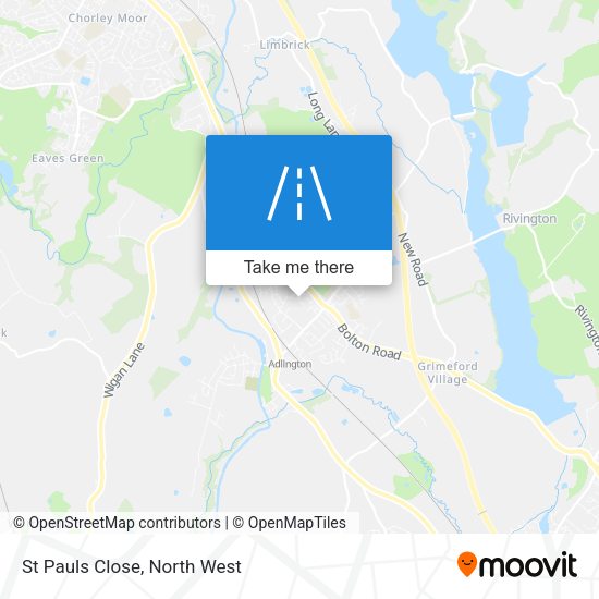 St Pauls Close map