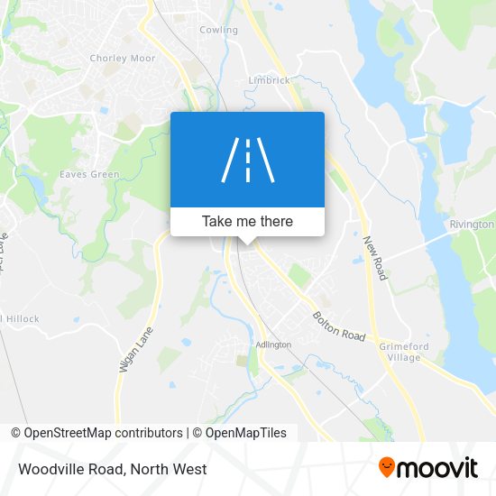 Woodville Road map