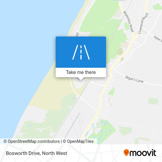 Bosworth Drive map