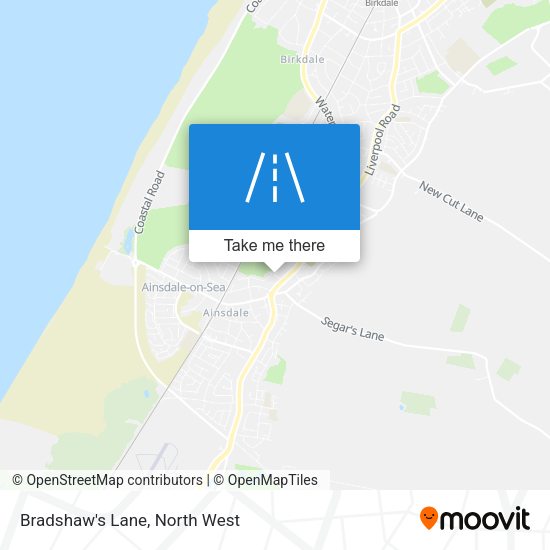 Bradshaw's Lane map