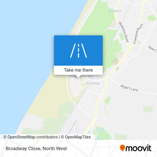 Broadway Close map