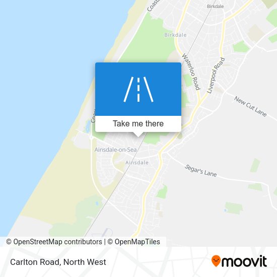 Carlton Road map