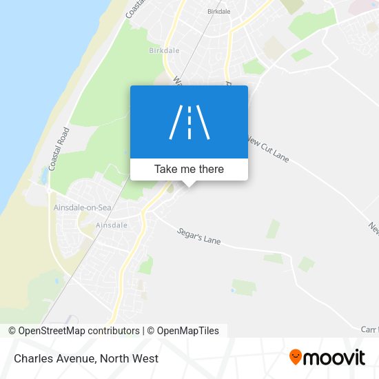 Charles Avenue map