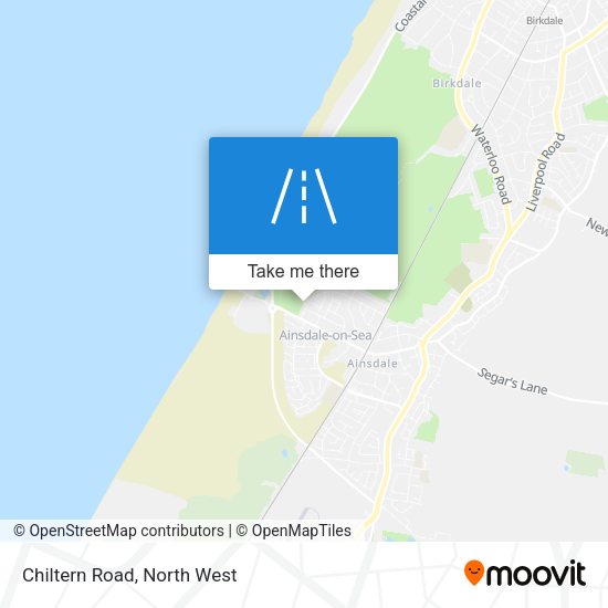 Chiltern Road map