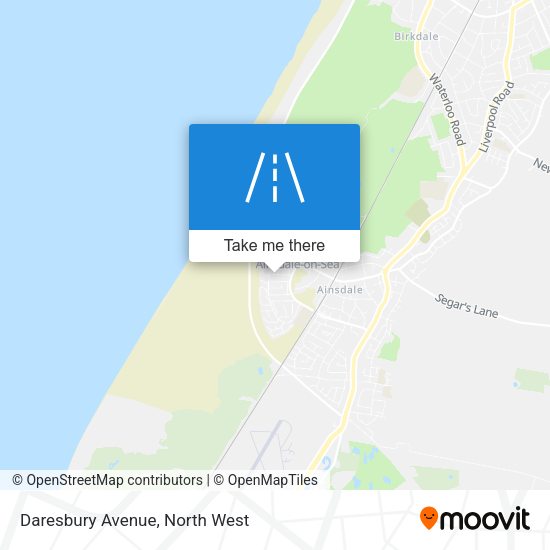 Daresbury Avenue map