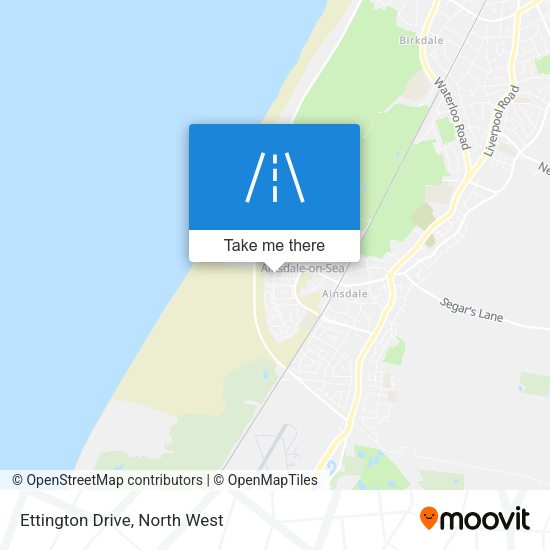 Ettington Drive map