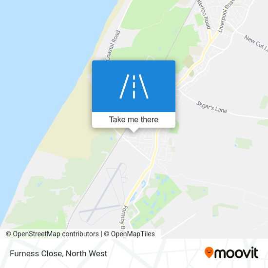 Furness Close map
