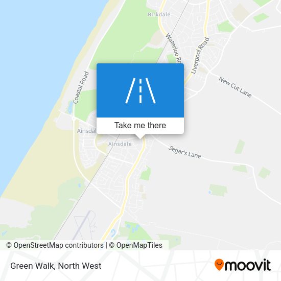 Green Walk map