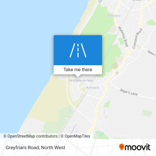 Greyfriars Road map