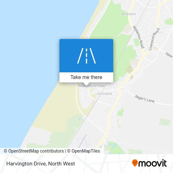 Harvington Drive map