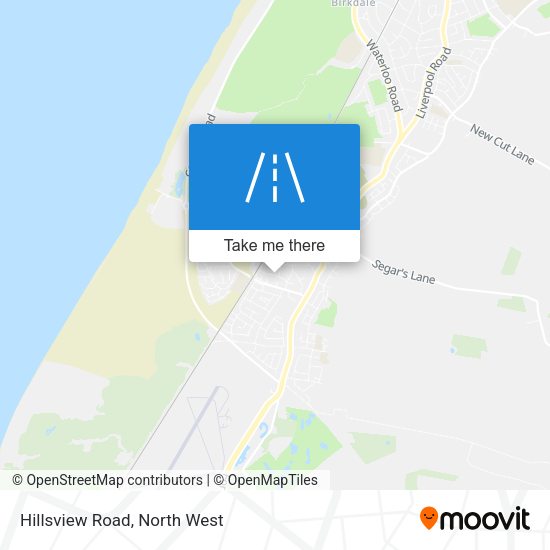 Hillsview Road map