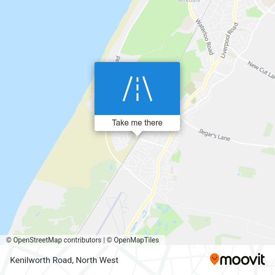 Kenilworth Road map