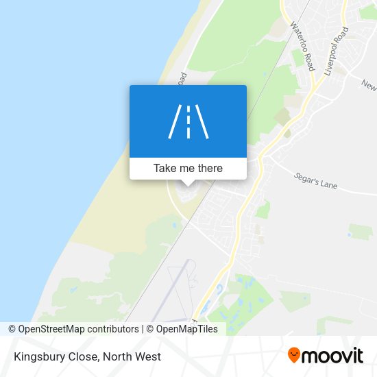 Kingsbury Close map
