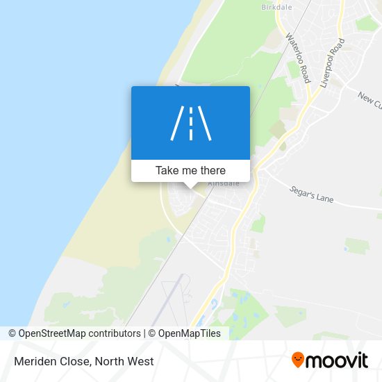 Meriden Close map