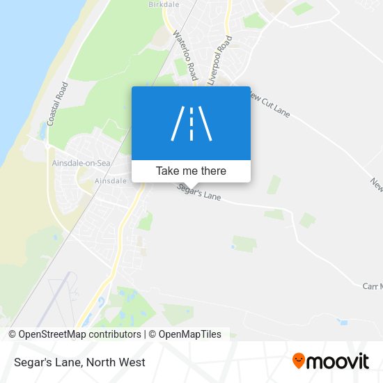 Segar's Lane map