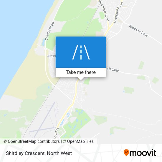 Shirdley Crescent map
