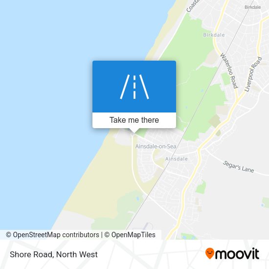 Shore Road map