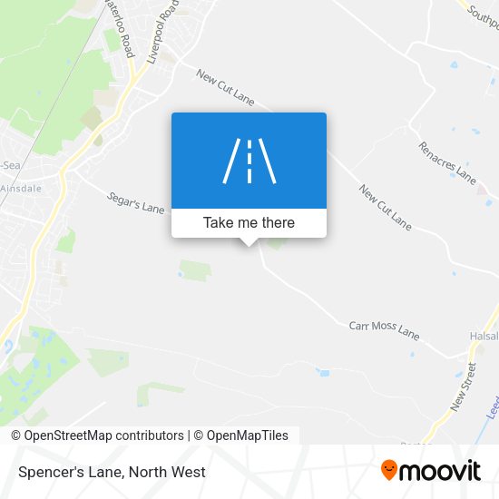 Spencer's Lane map