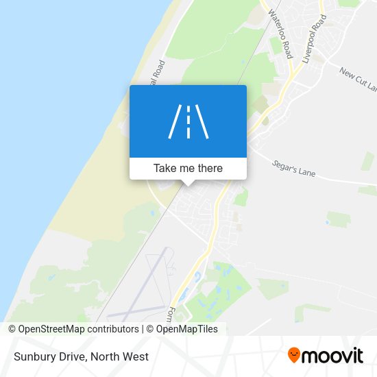 Sunbury Drive map