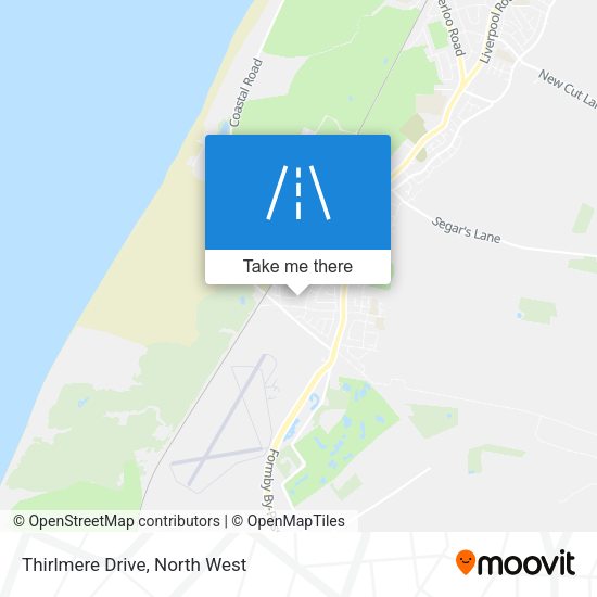 Thirlmere Drive map