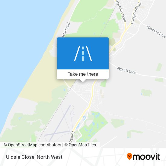 Uldale Close map