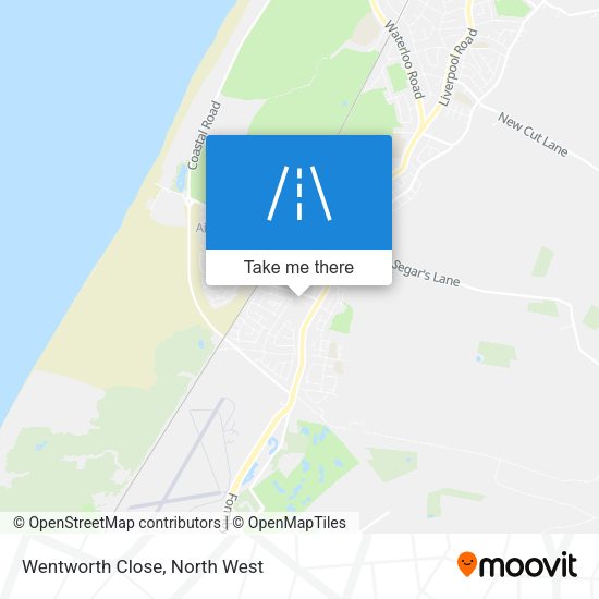 Wentworth Close map