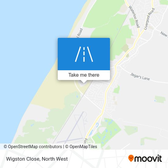 Wigston Close map