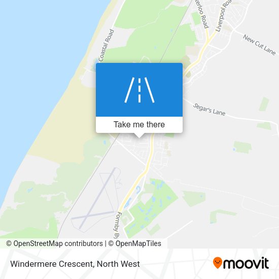 Windermere Crescent map