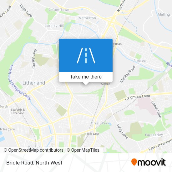 Bridle Road map