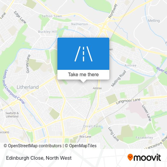 Edinburgh Close map