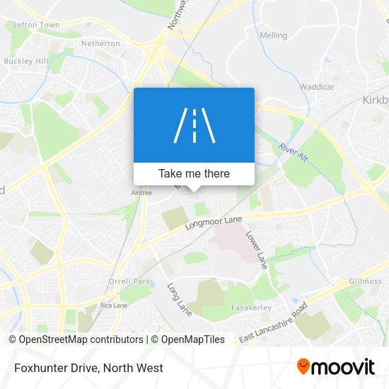 Foxhunter Drive map