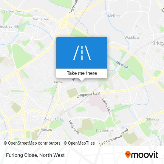 Furlong Close map