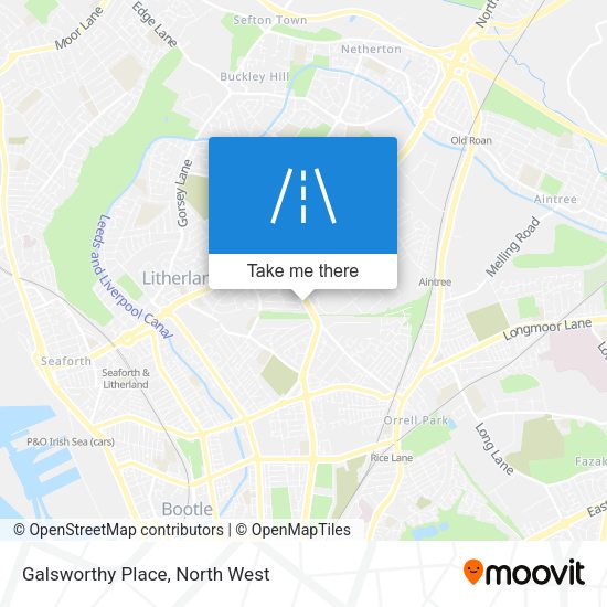 Galsworthy Place map