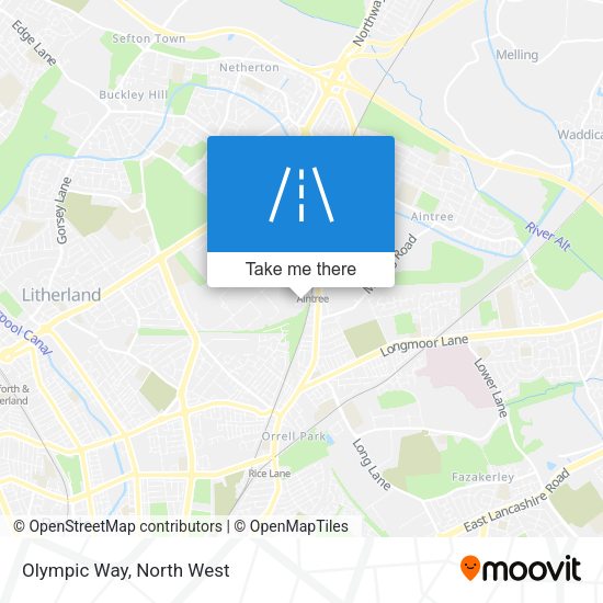 Olympic Way map