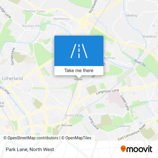 Park Lane map