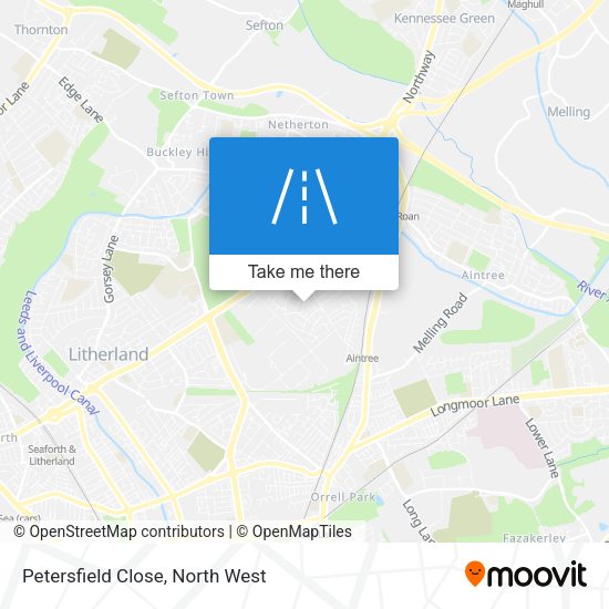 Petersfield Close map