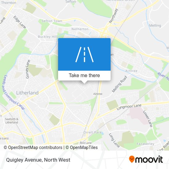 Quigley Avenue map