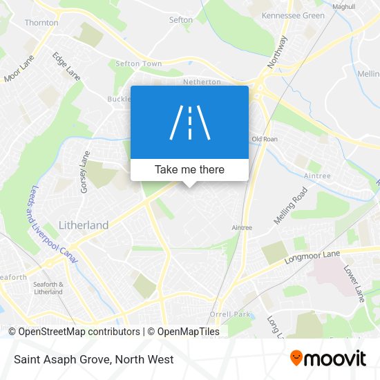 Saint Asaph Grove map