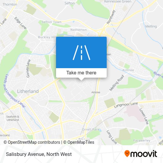 Salisbury Avenue map