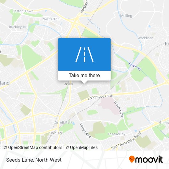 Seeds Lane map