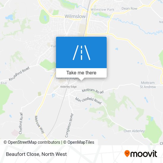 Beaufort Close map