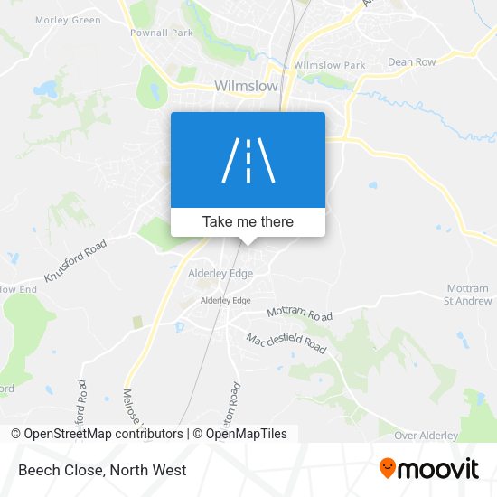 Beech Close map