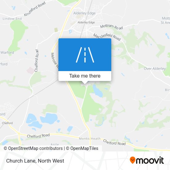 Church Lane map