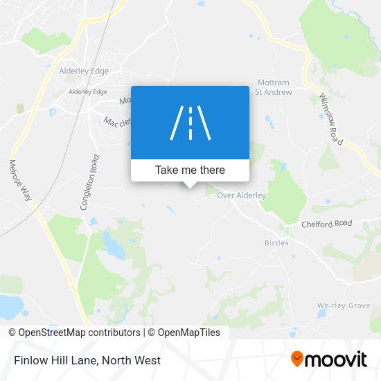 Finlow Hill Lane map