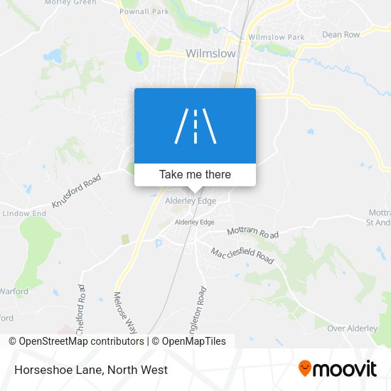Horseshoe Lane map